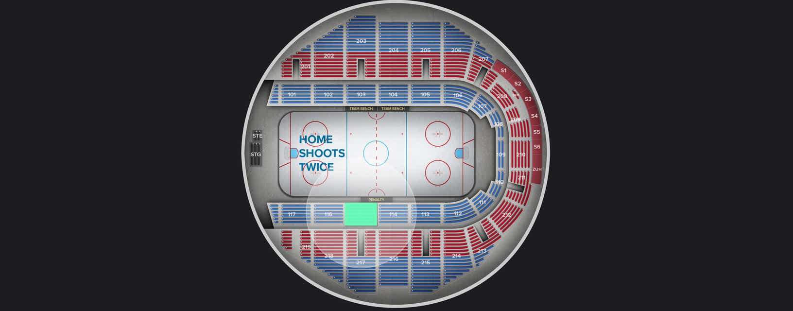 Seat view from Lower
