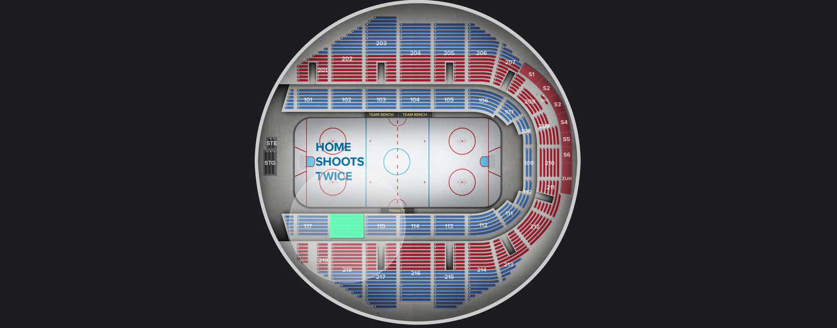 Seat view from Lower