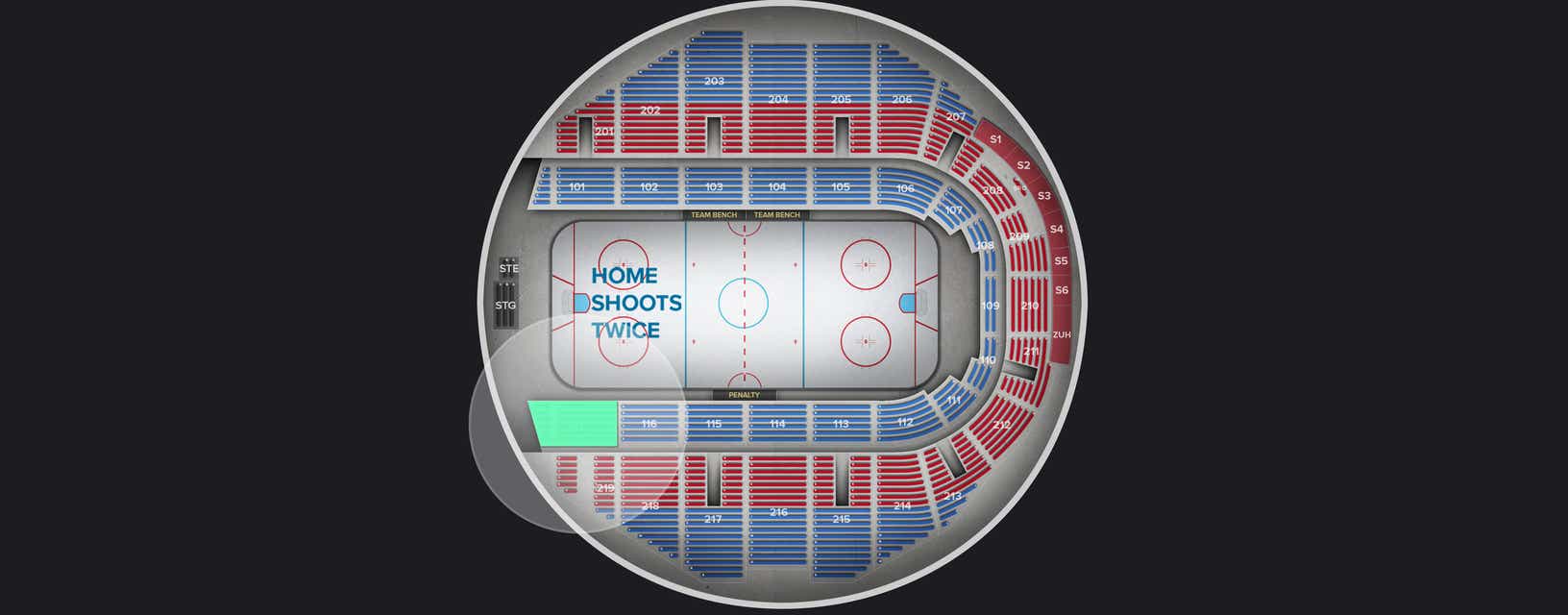 Seat view from Lower