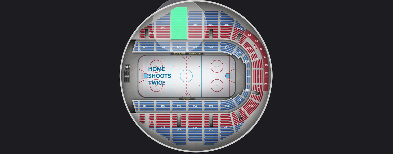 Seat view from Upper