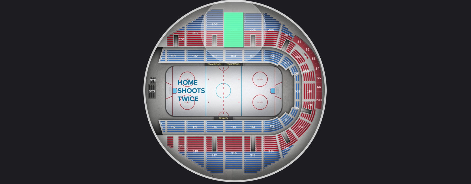 Seat view from Upper