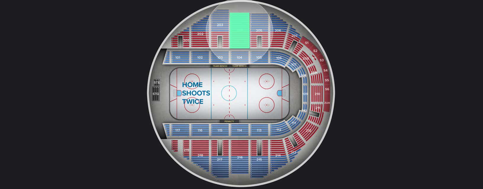 Seat view from Upper