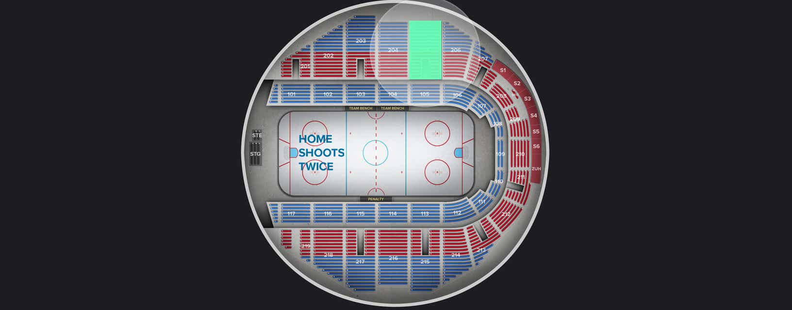 Seat view from Upper