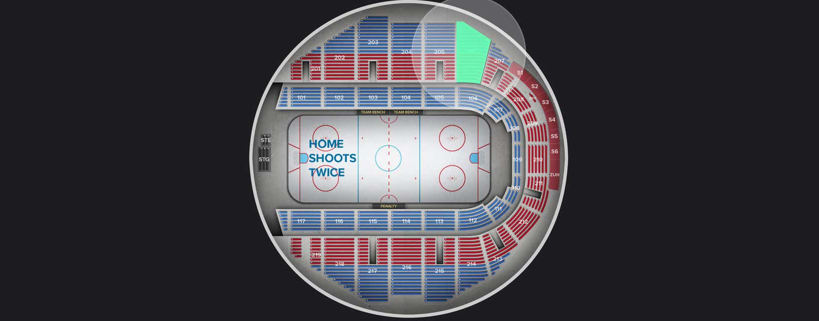 Seat view from Upper