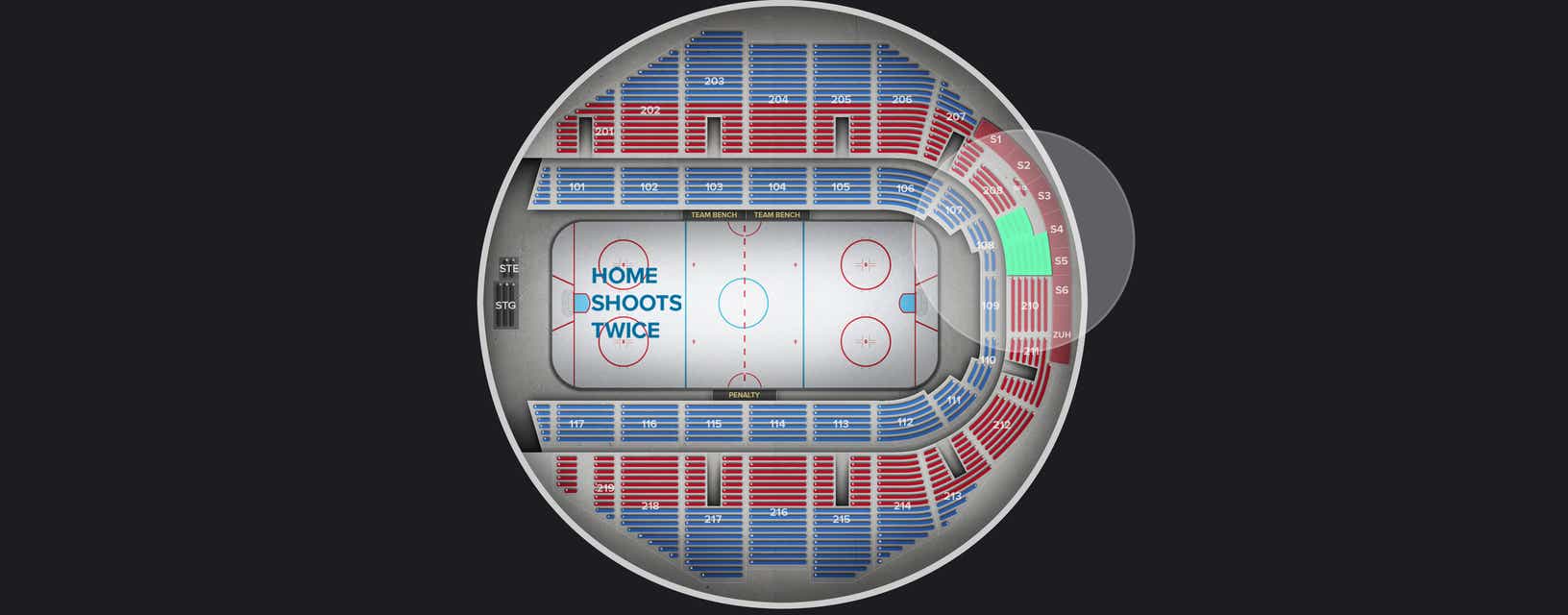 Seat view from Upper
