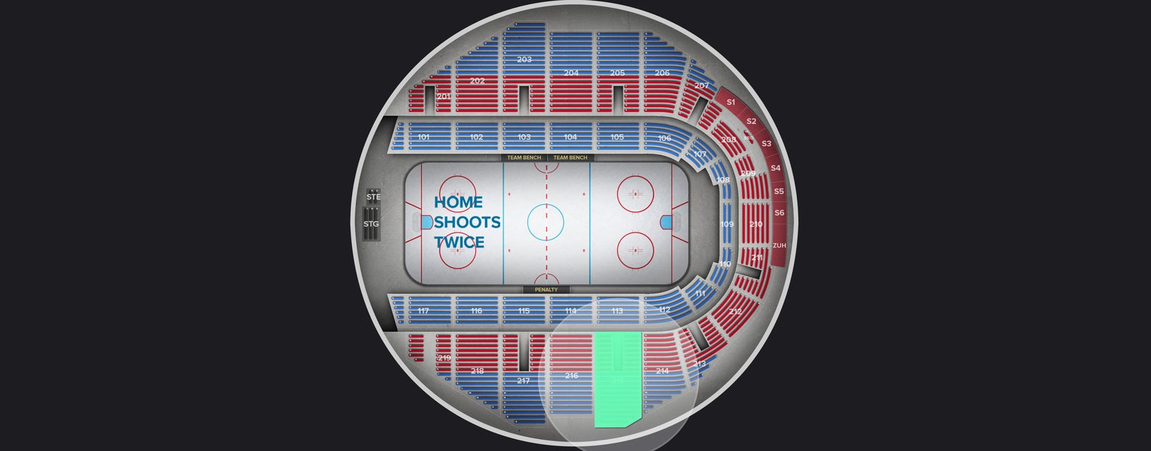 Seat view from Upper