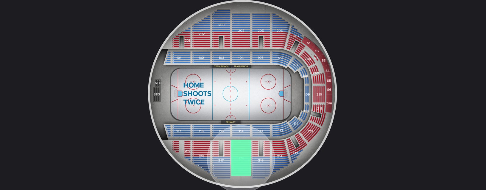 Seat view from Upper