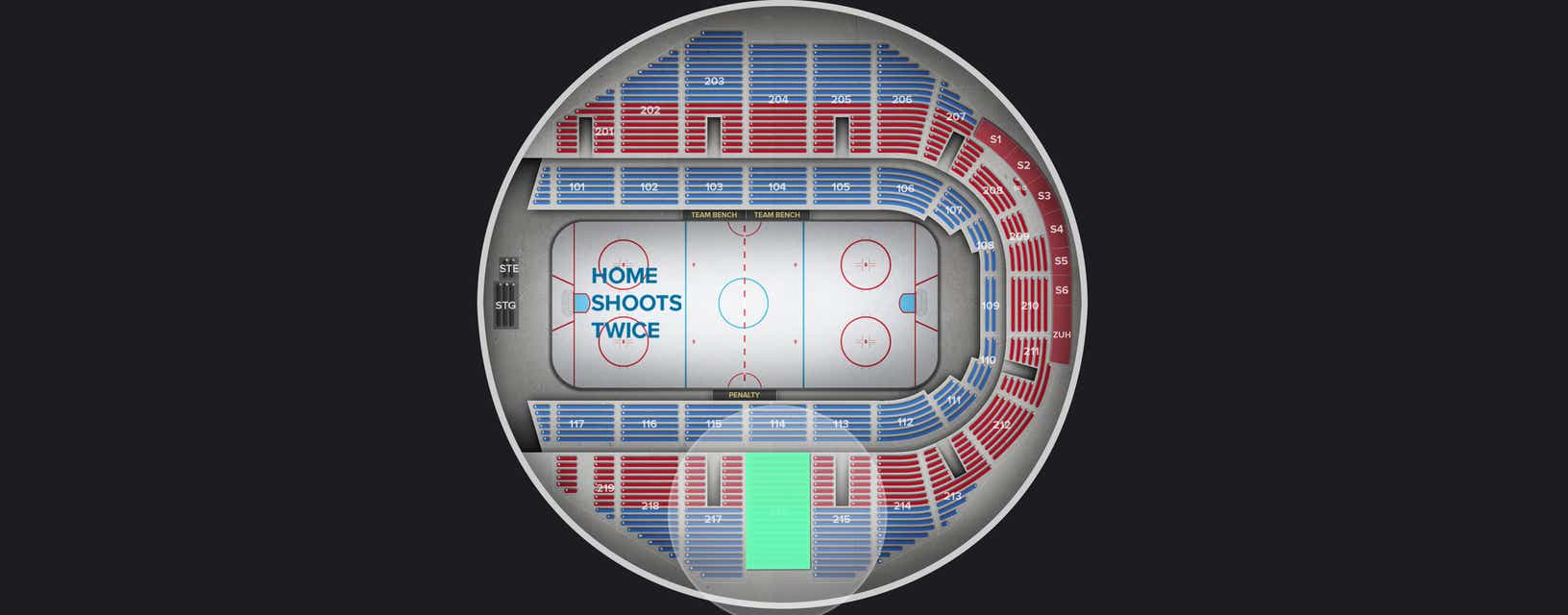 Seat view from Upper