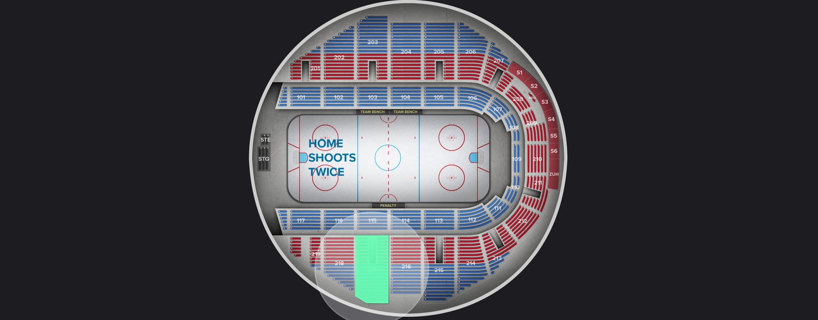 Seat view from Upper