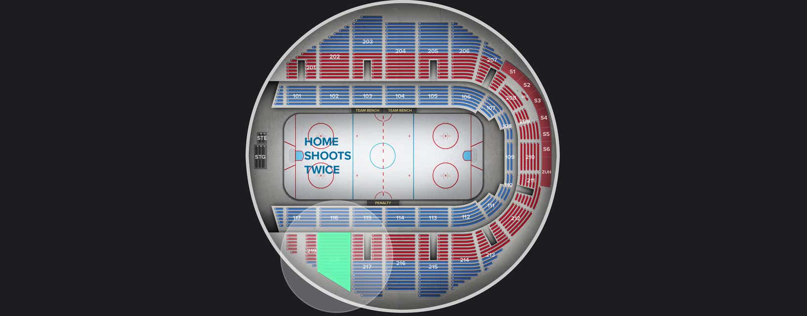 Seat view from Upper
