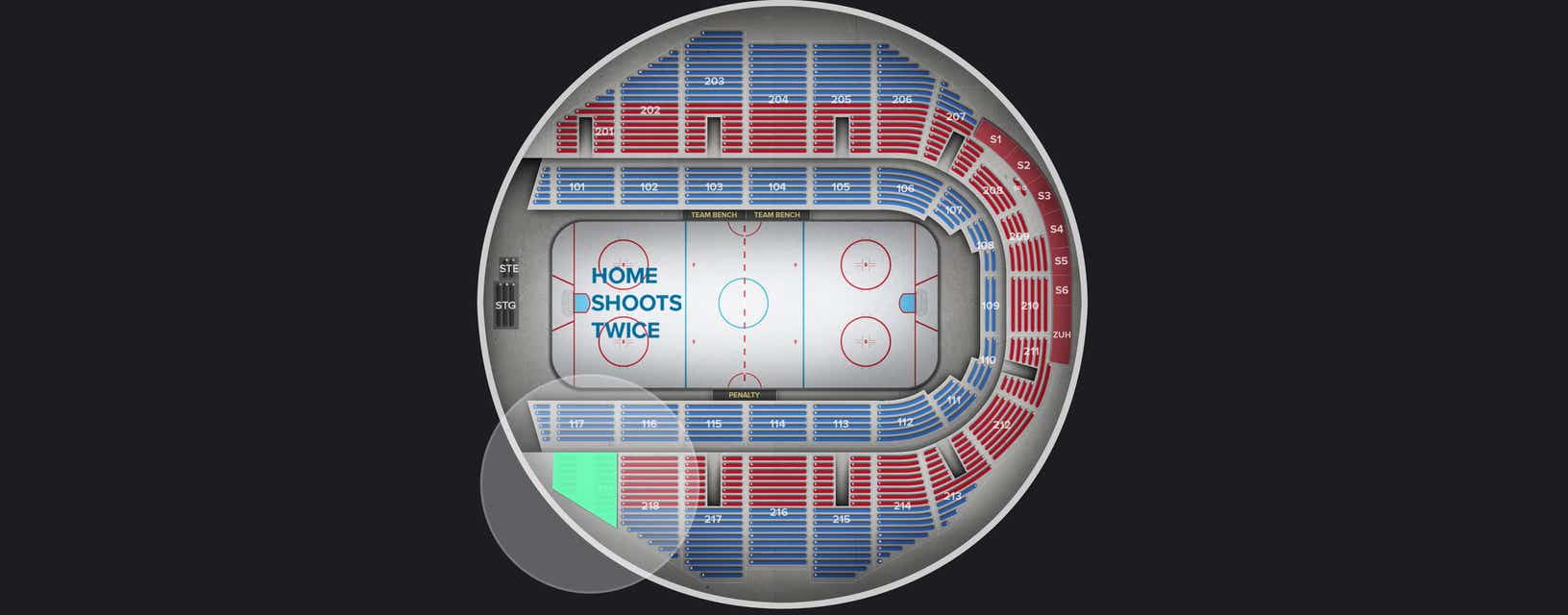 Seat view from Upper