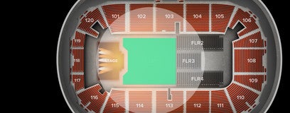 Seat view from Floor