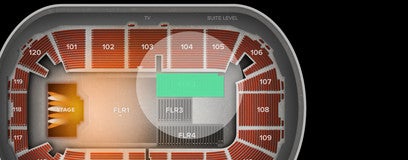 Seat view from Floor