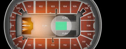 Seat view from Floor