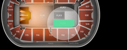 Seat view from Floor