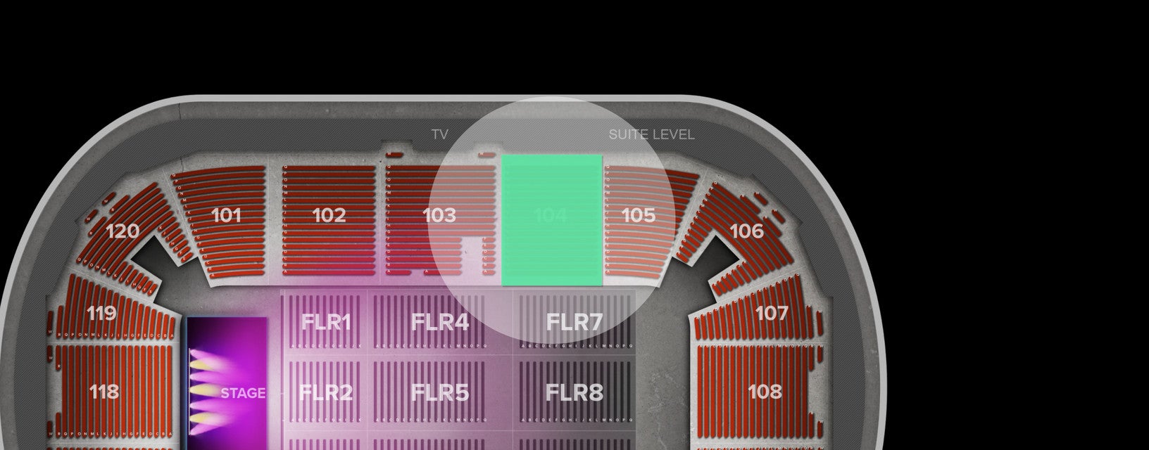 Seat view from Arena