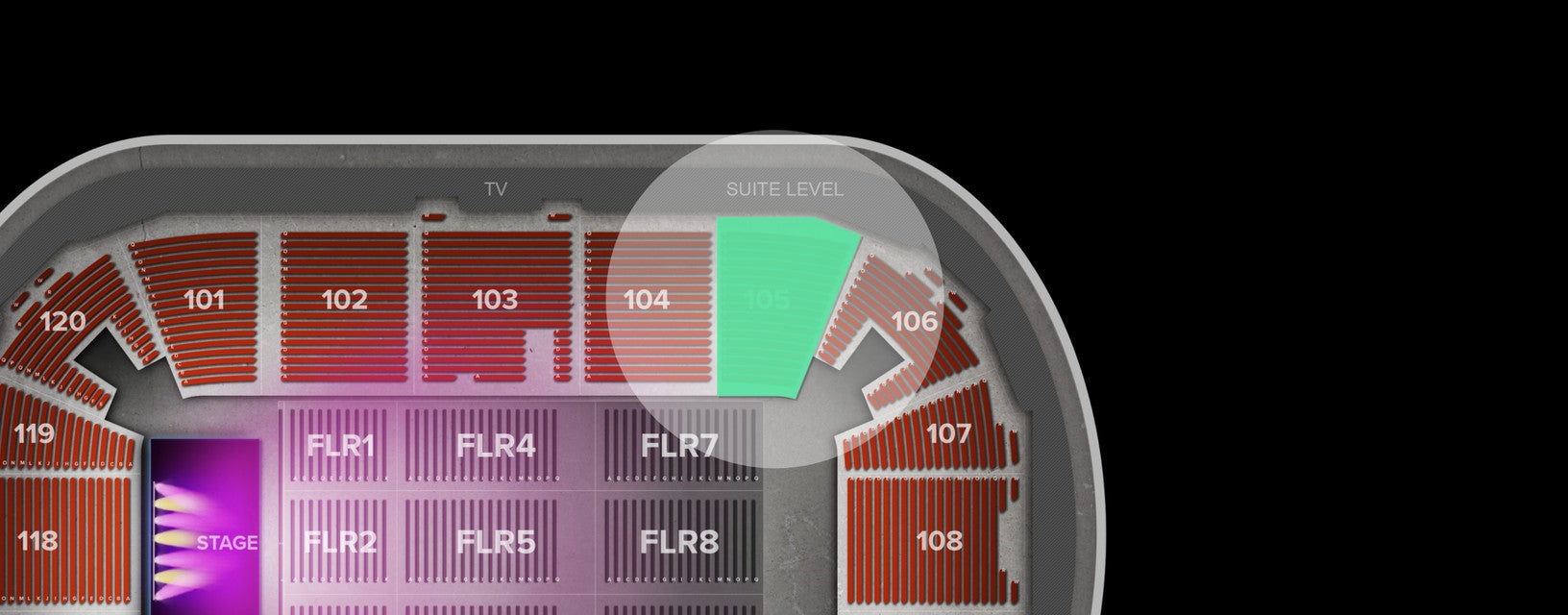 Seat view from Arena