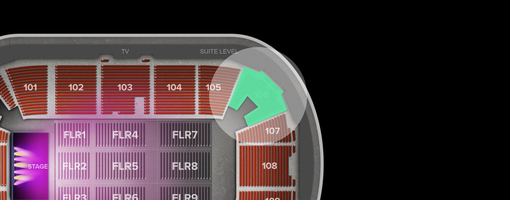 Seat view from Arena