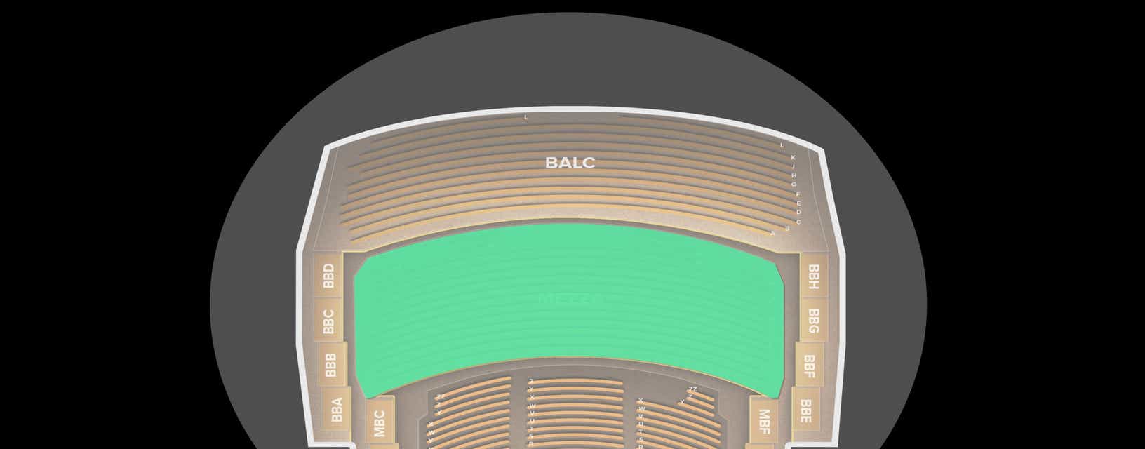 Seat view from MEZZA