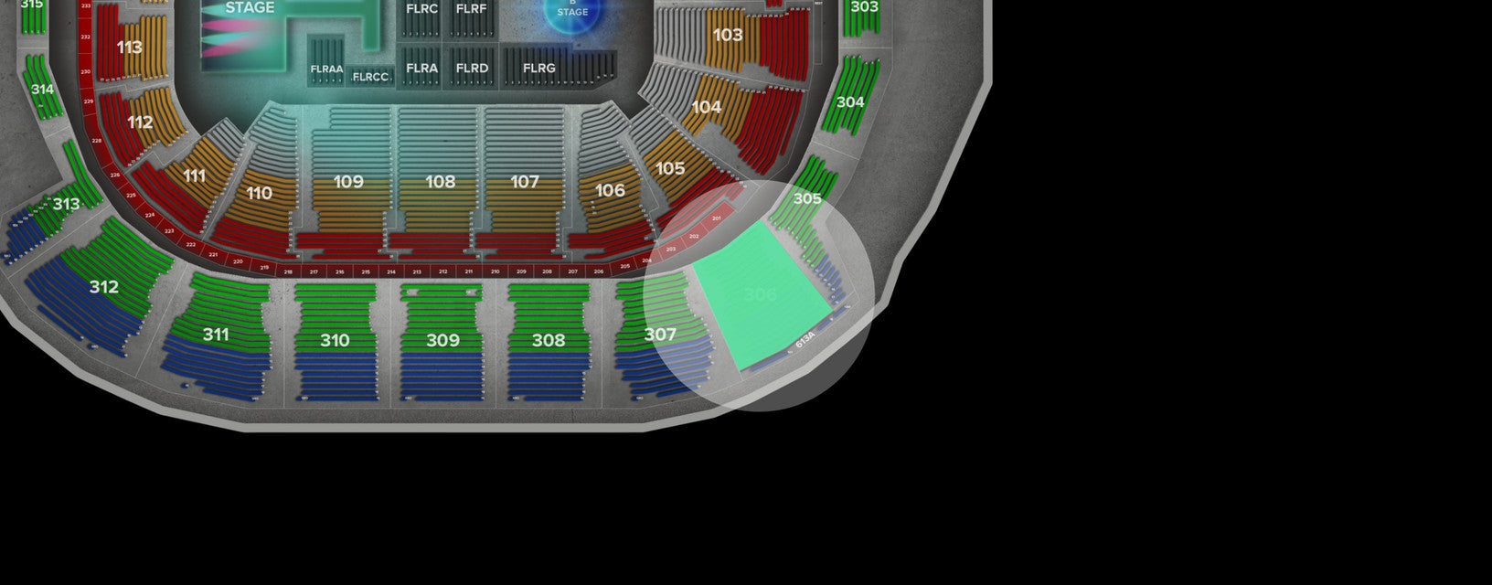 Seat view from Balcony