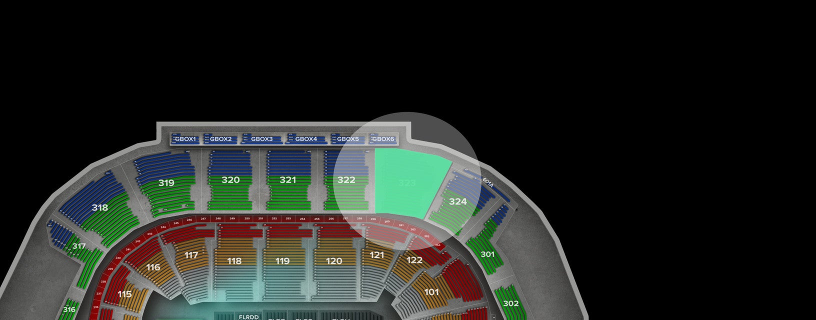 Seat view from Balcony