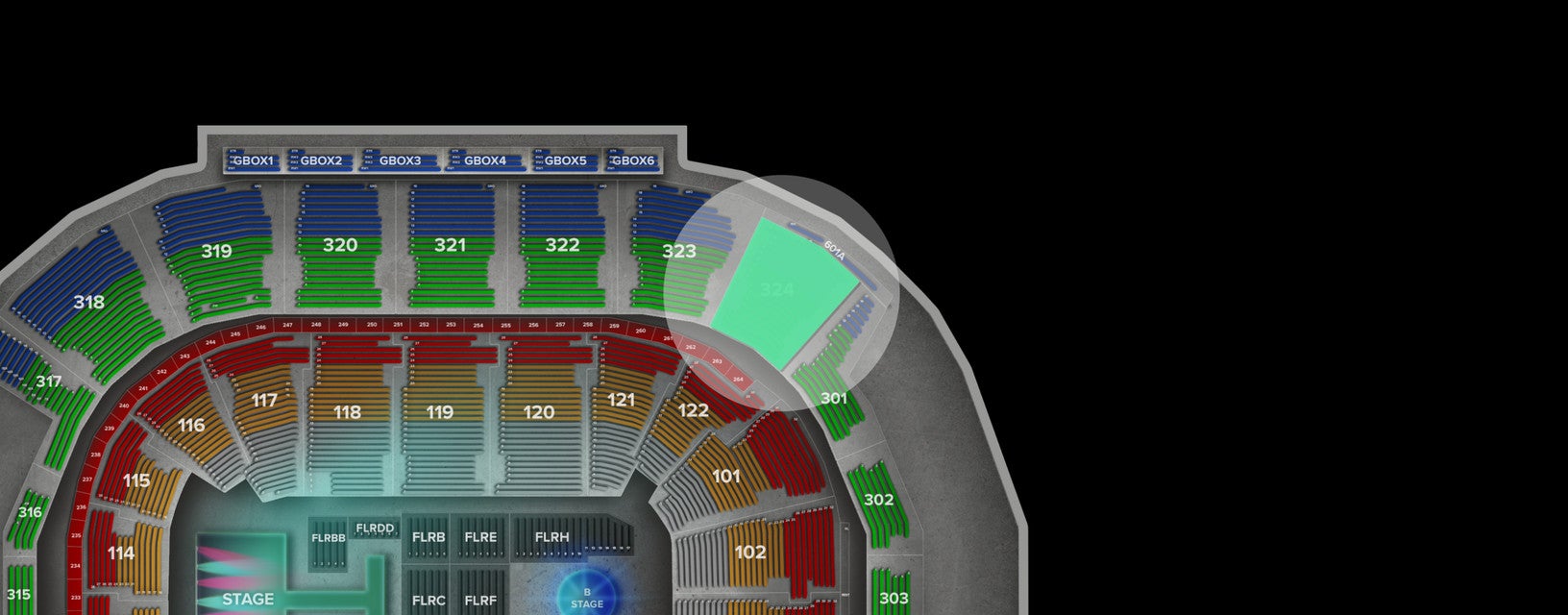 Seat view from Balcony