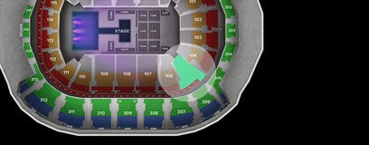 Seat view from Lower