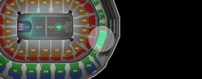 Seat view from Blue Goal