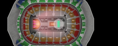 Seat view from Floor