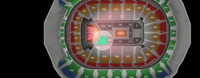 Seat view from Gold Circle