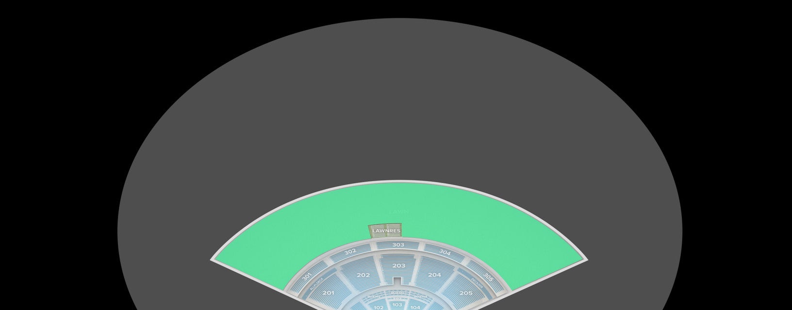 Seat view from GA Lawn