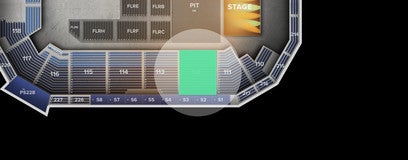 Seat view from Lower
