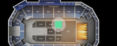 Seat view from Floor