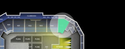 Seat view from Lower