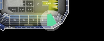 Seat view from Lower