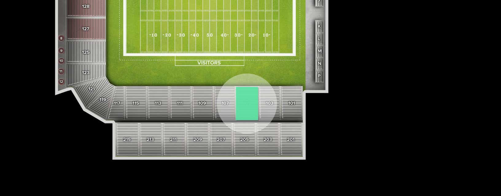Seat view from Lower