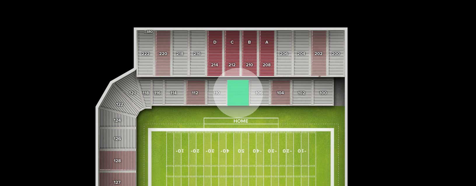 Seat view from Lower