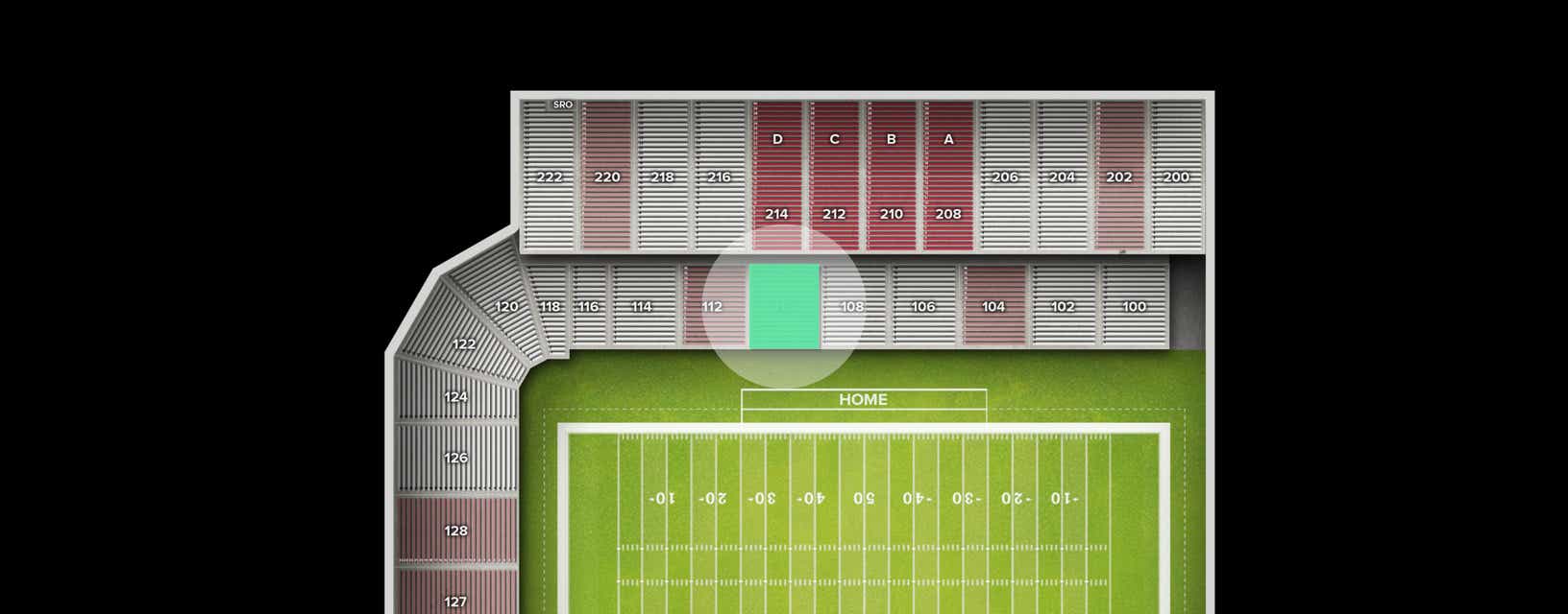 Seat view from Lower