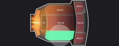 Seat view from Orchestra