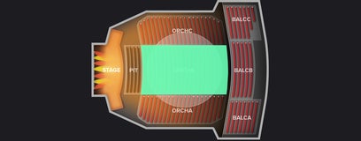 Seat view from Orchestra