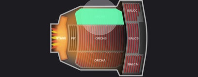 Seat view from Orchestra