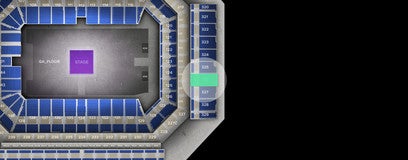 Seat view from Upper