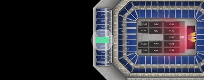 Seat view from Upper