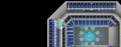 Seat view from Club