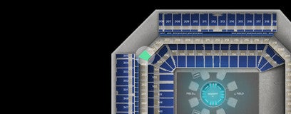 Seat view from Club