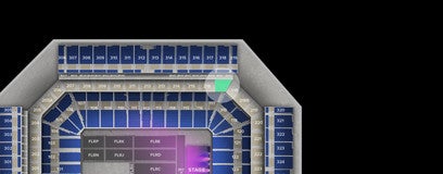 Seat view from Club