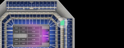 Seat view from Club
