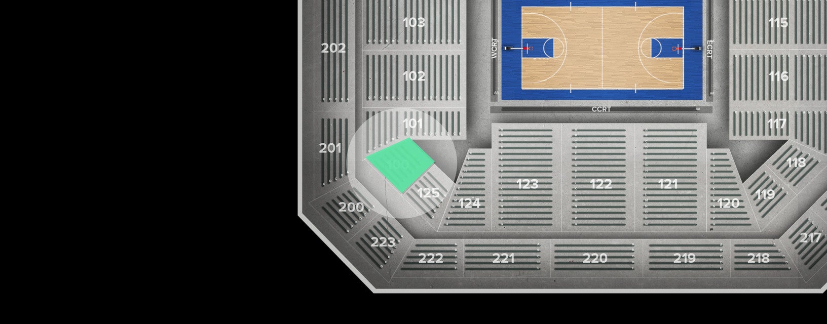 Seat view from Main