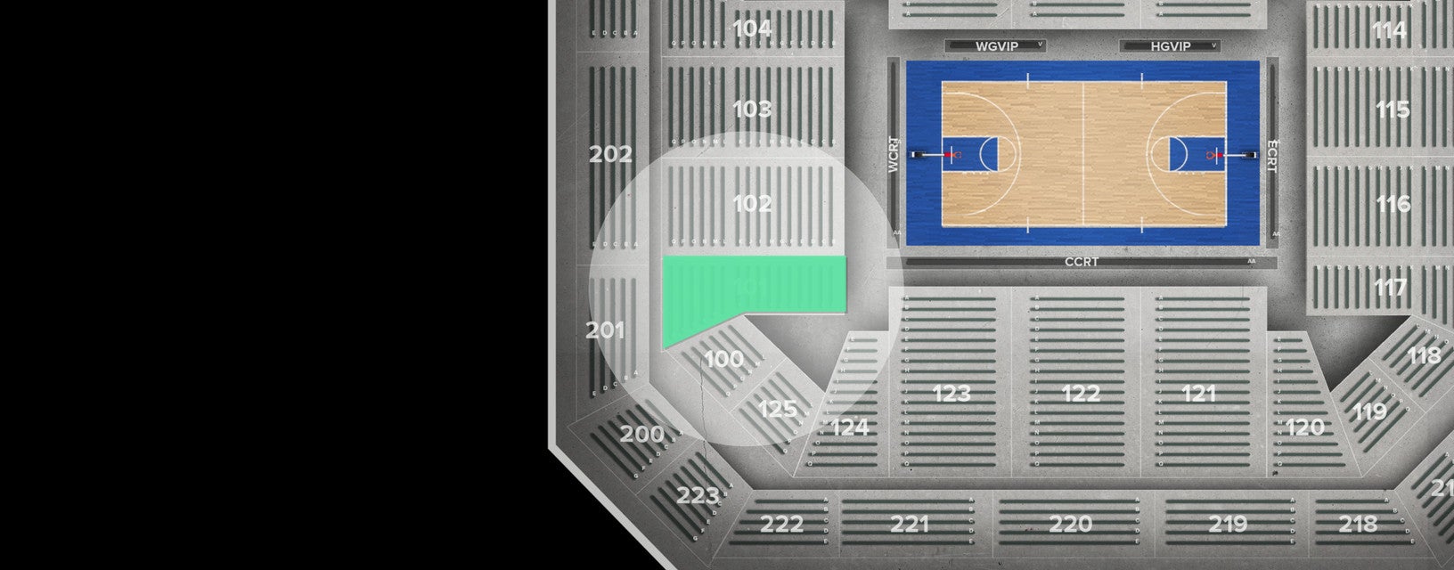 Seat view from Main