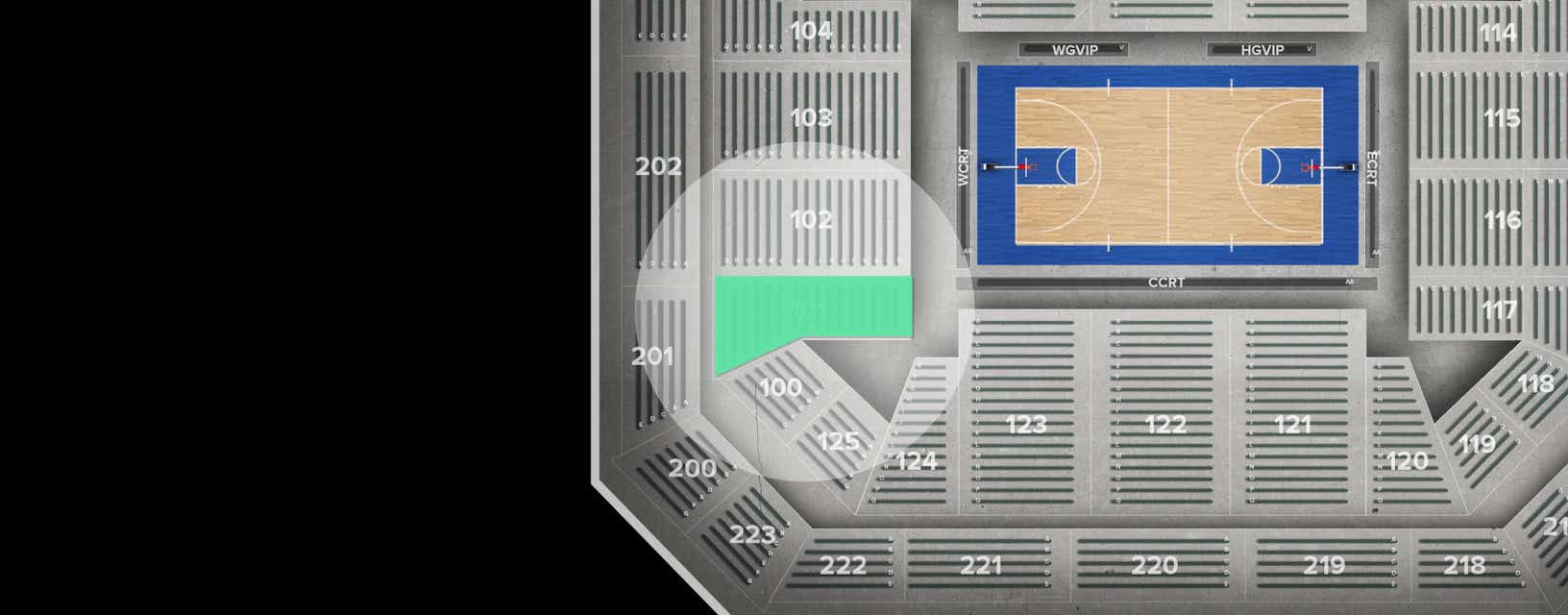 Seat view from Main